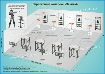 Учебный тир - комплекс «Зенит-4»